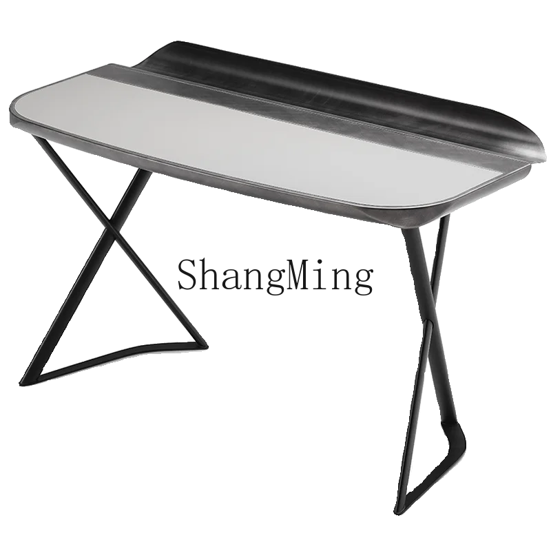 

SM light luxury minimalist dresser rock slab dressing table bedroom high-end dressing table desk