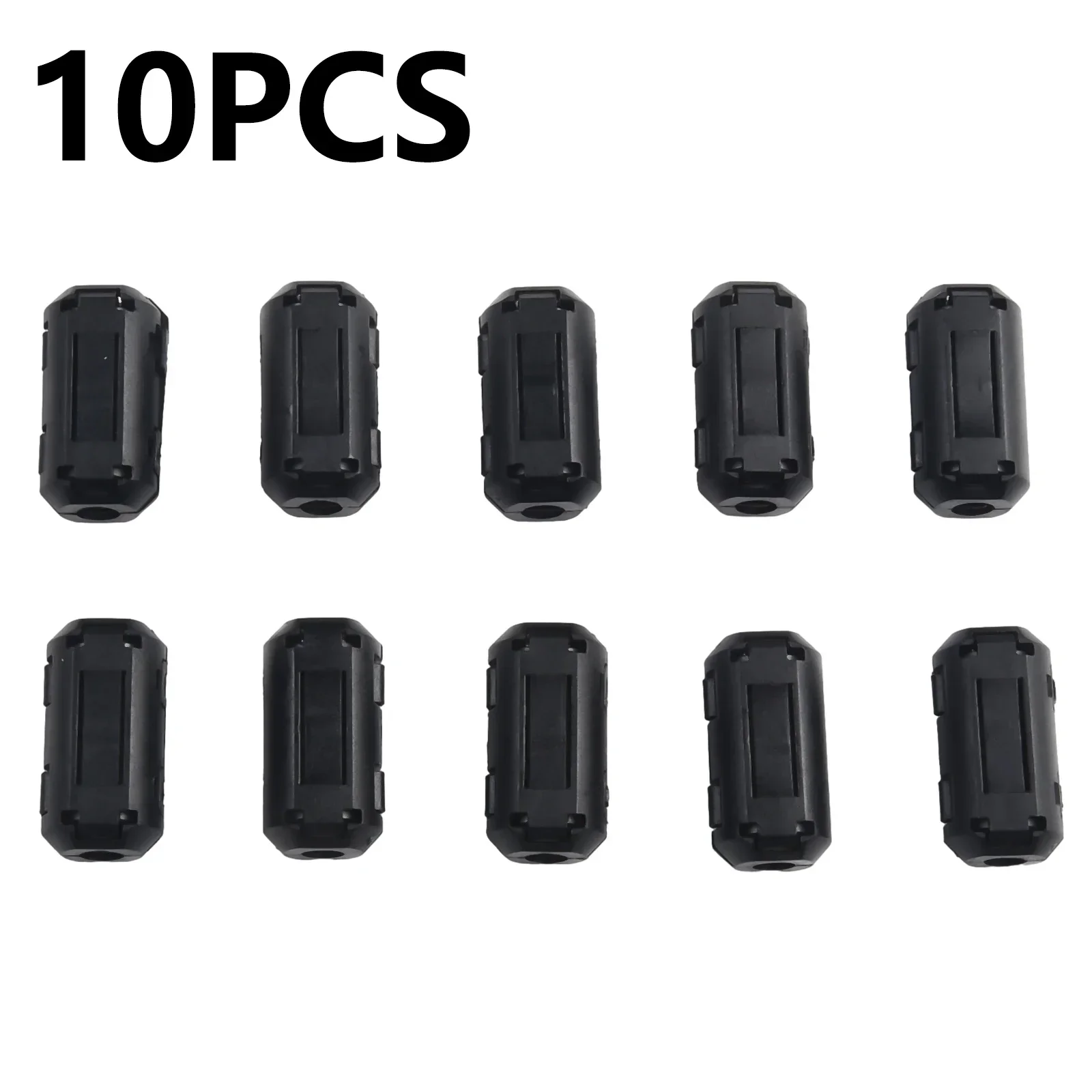 New 10pcs TDK Ferrite Core Choke Clip Noise Suppressor Filter Ring Cable Clamp RFI EMIS Model For Audio/Video Cables Power Cord