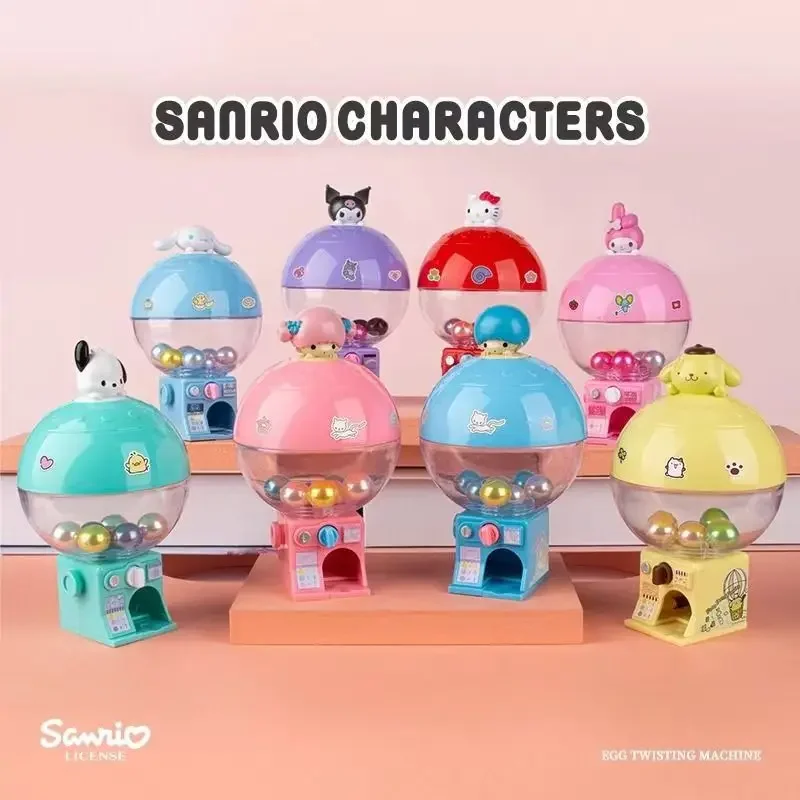 

Miniso Sanrio Kuromi Melody DIY Assembled Gashapon Machine Children's Educational Toys Cartoon Animation Creative OrnamentsGifts