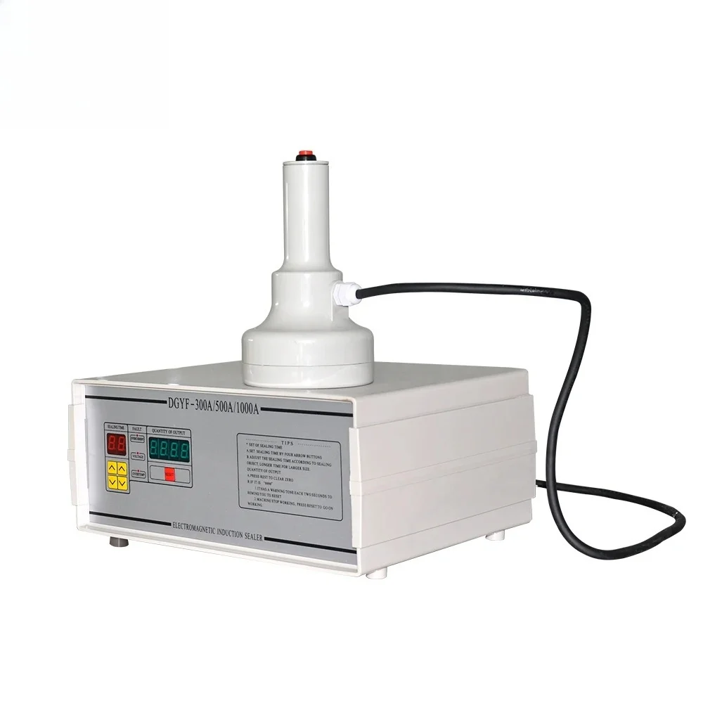 Portable Electric Heat Sealer Semi-Auto Handheld Aluminum Foil Bottle Sealing
