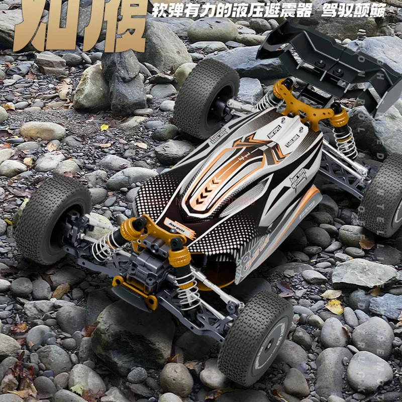 Coche de Control remoto 4wd sin escobillas a escala completa, 1/14, 2,4g, vehículo todoterreno de alta velocidad, coche de deriva, modelo de simulación, juguete, regalo de vacaciones