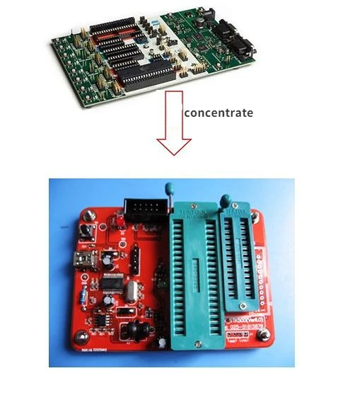 3 in 1 AVR High Voltage Serial Programmer/High Voltage Parallel/ISP/ Support Mega328P Attiny13A