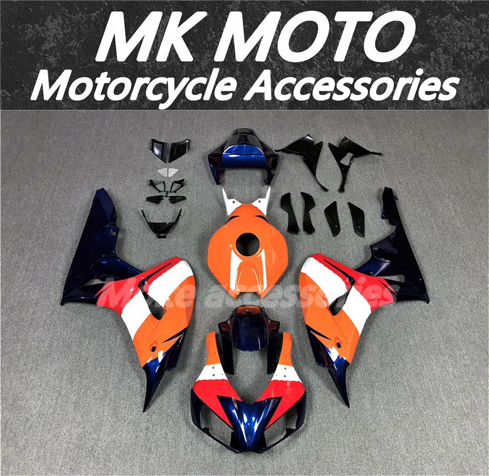 Motorcycle Fairings Kit Fit For Cbr1000rr 2006-2007 Bodywork Set High Quality ABS Injection Orange Blue