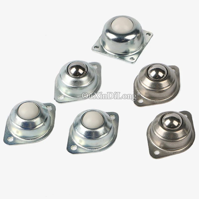 

10PCS Rhombus Precision Convey Universal Ball Casters Ball Bearing Bull Eye Wheel Transfer Omni Wheel Transmission System Pulley