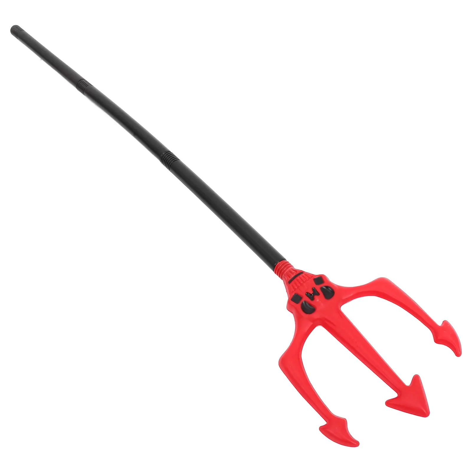 

Demon Pitch Fork Halloween Prop Fork Cosplay Party Witch Theme Masquerade Costume Stage Decor Plastic Ornament