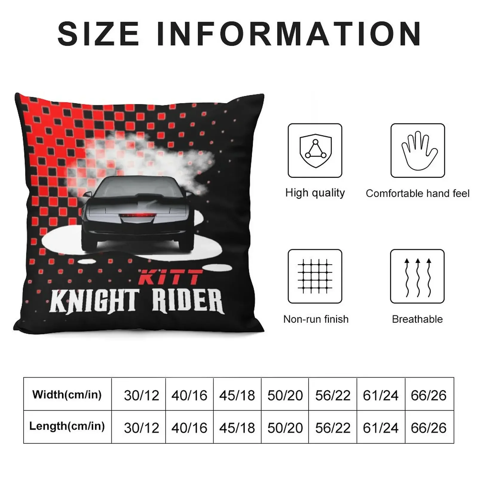 K2000 Throw Pillow Decorative pillowcase Pillowcase Cushion Cushion Cover Luxury Luxury Pillow Cover pillow