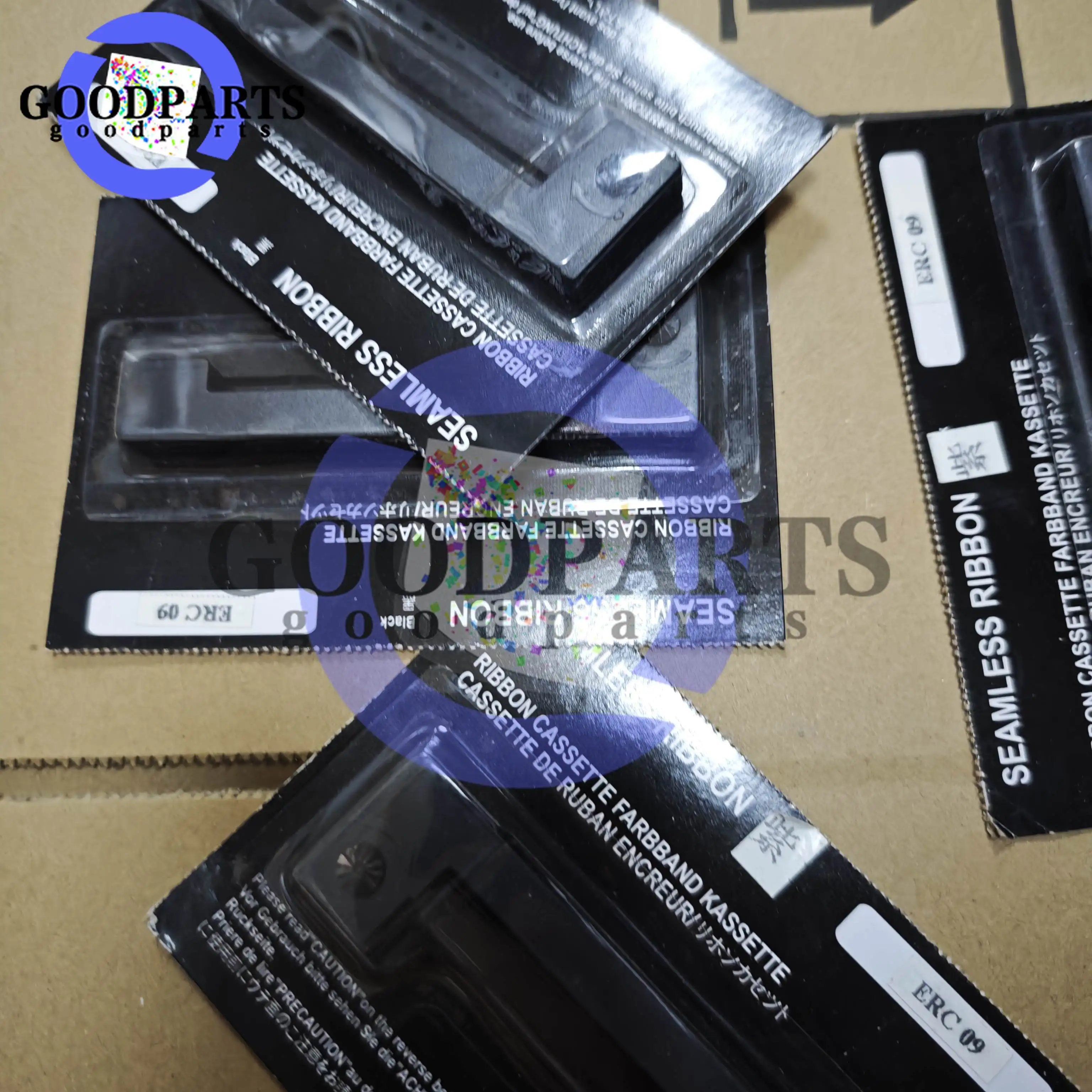 ERC09 ERC-09  ERC09B  Black Purple Seamless Ribbon compatible for use in Fit compatible for Epson M160 M180 M190 M191G M163 M164