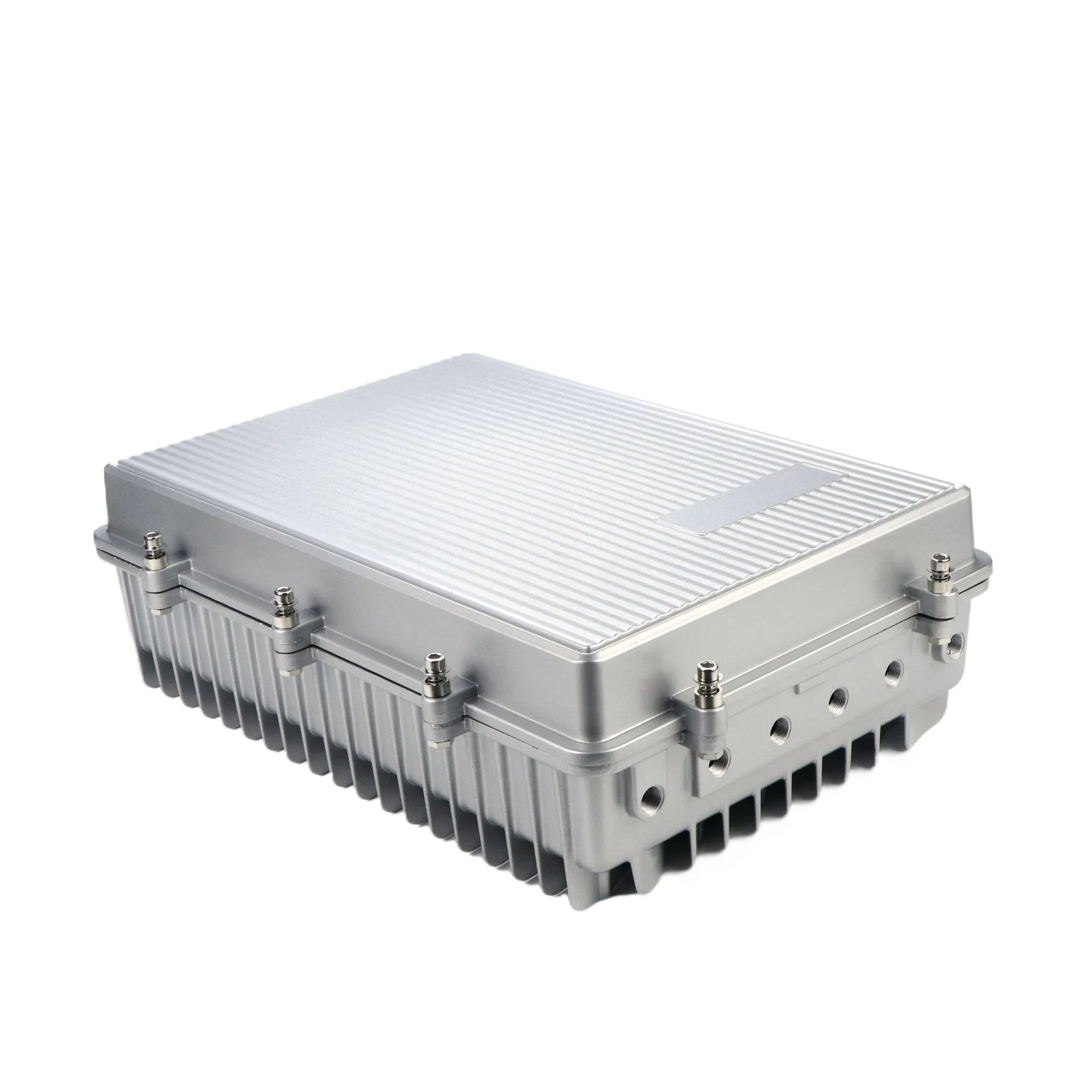 Wireless AP Bridge Waterproof Shell 475 * 325 * 126MM Field Amplifier Die Cast Aluminum Shell