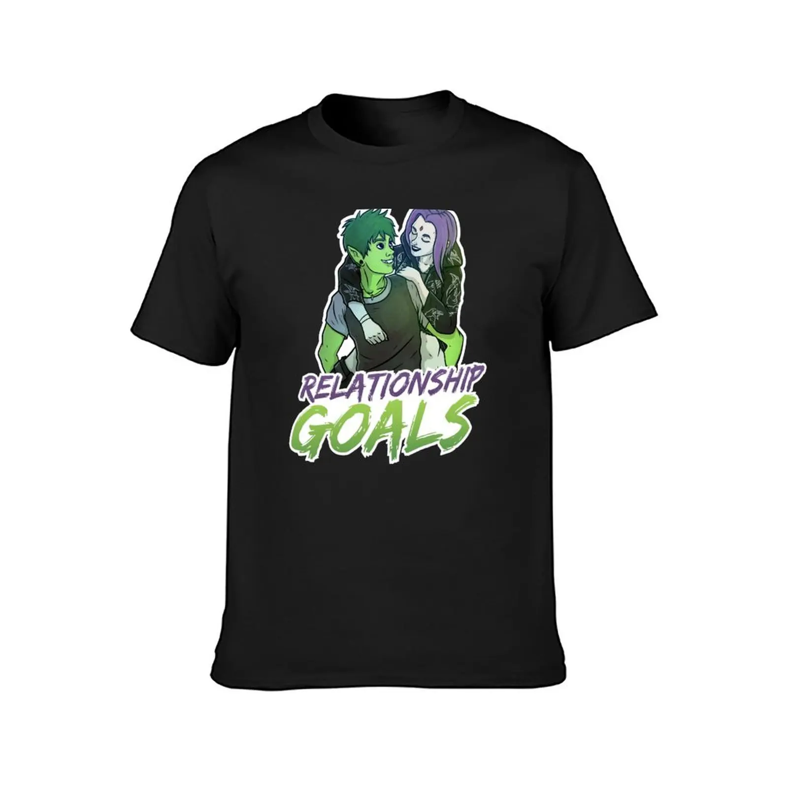 Beast Boy and Raven - Bbrae WNship Short T-Shirt pour Homme, T-Shirt Personnalisé, Vintage, Designer