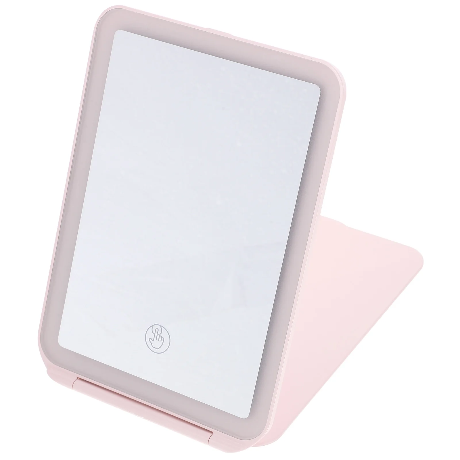 

Usb Desktop Mirror Led Light Makeup Foldable Portable Travel Mirror For Women Household Large Size Practical Elegant