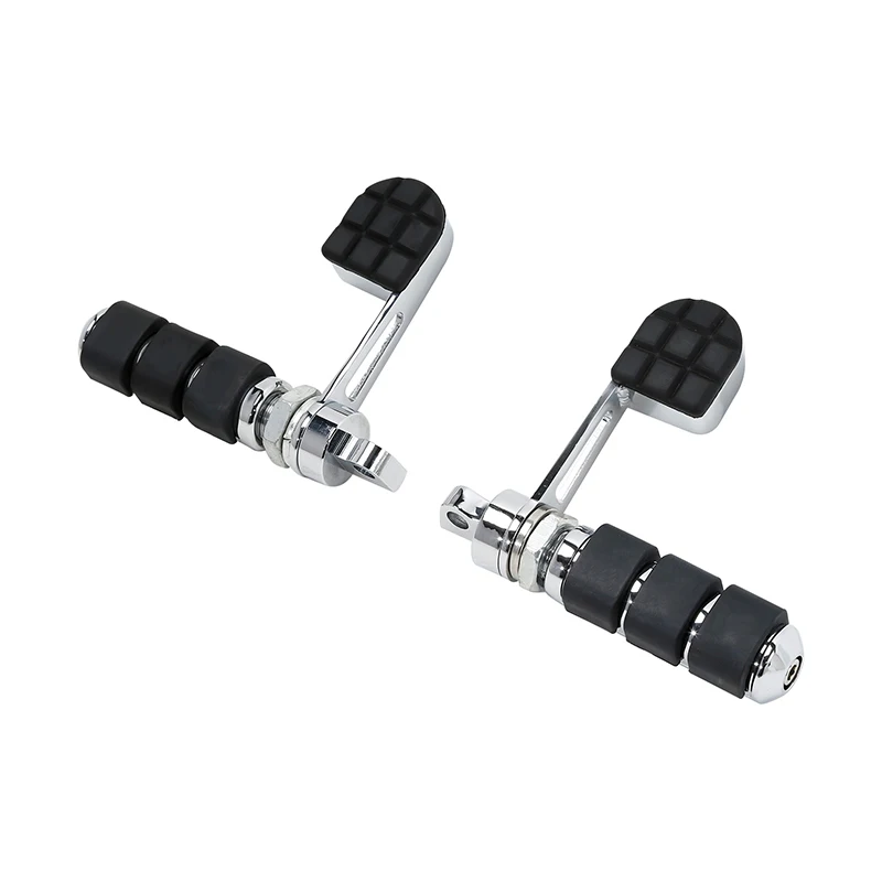 Motorcycle Anti Vibration Stirrup Heel Foot Footpegs For Harley Softail Sportster XL883 XL1200 Fat Boy FXWG FXR Models