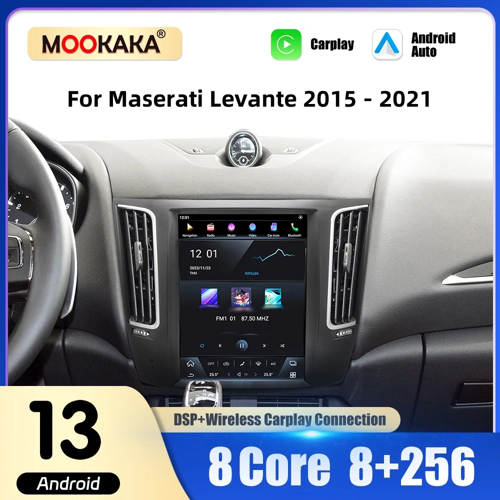 

Car Radio For Maserati Levante 2015 - 2021 Wireless Carplay Android Auto Multimedia Player GPS Autoradio Stereo Head Unit Screen