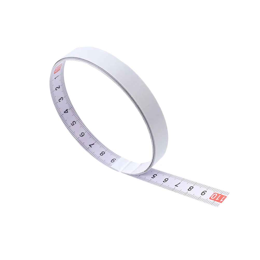 

2 Self-adhesive Measure Straight Edge Ruler Woodworking Rulers Scale Measurement