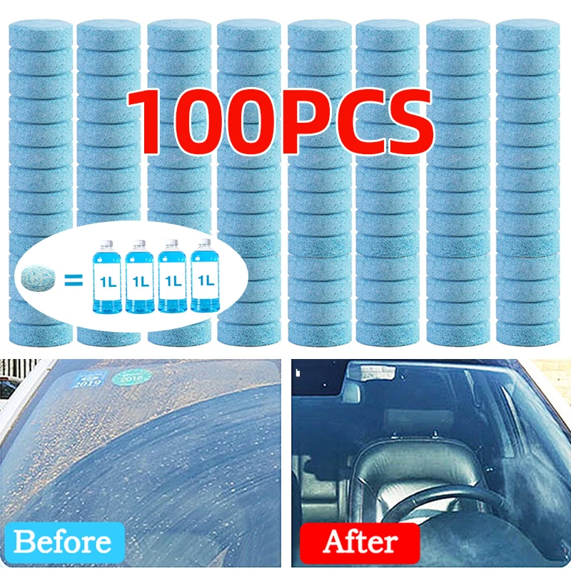 

Car Windshield Glass Solid Cleaner Windscreen Wiper Effervescent Tablets Toilet Cleaning Car Accessories Car Windshield Glass So