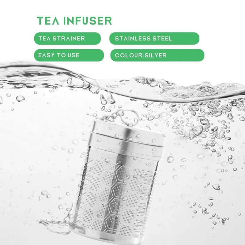 Tea Infusers For Loose Tea, Stainless Steel Tea Strainer, Extra Fine Mesh Tea Diffuser For Brewing Tea, Spices