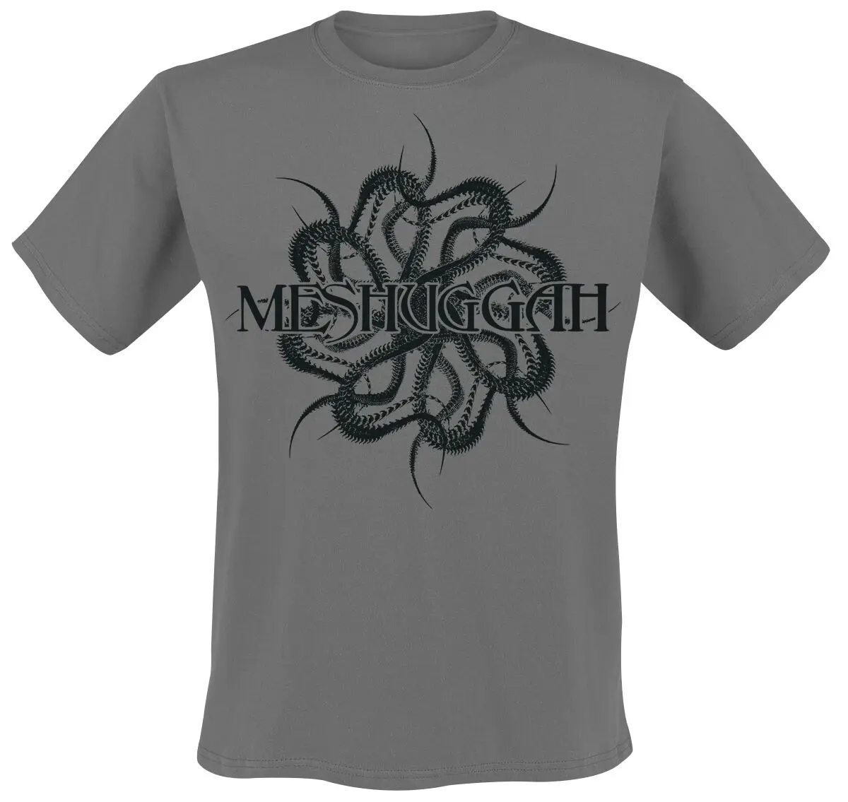 Spine Meshuggah T-Shirt Men Women Vintage Metal Rock Band Graphic Tee 100% Cotton Summer Streetwear Top