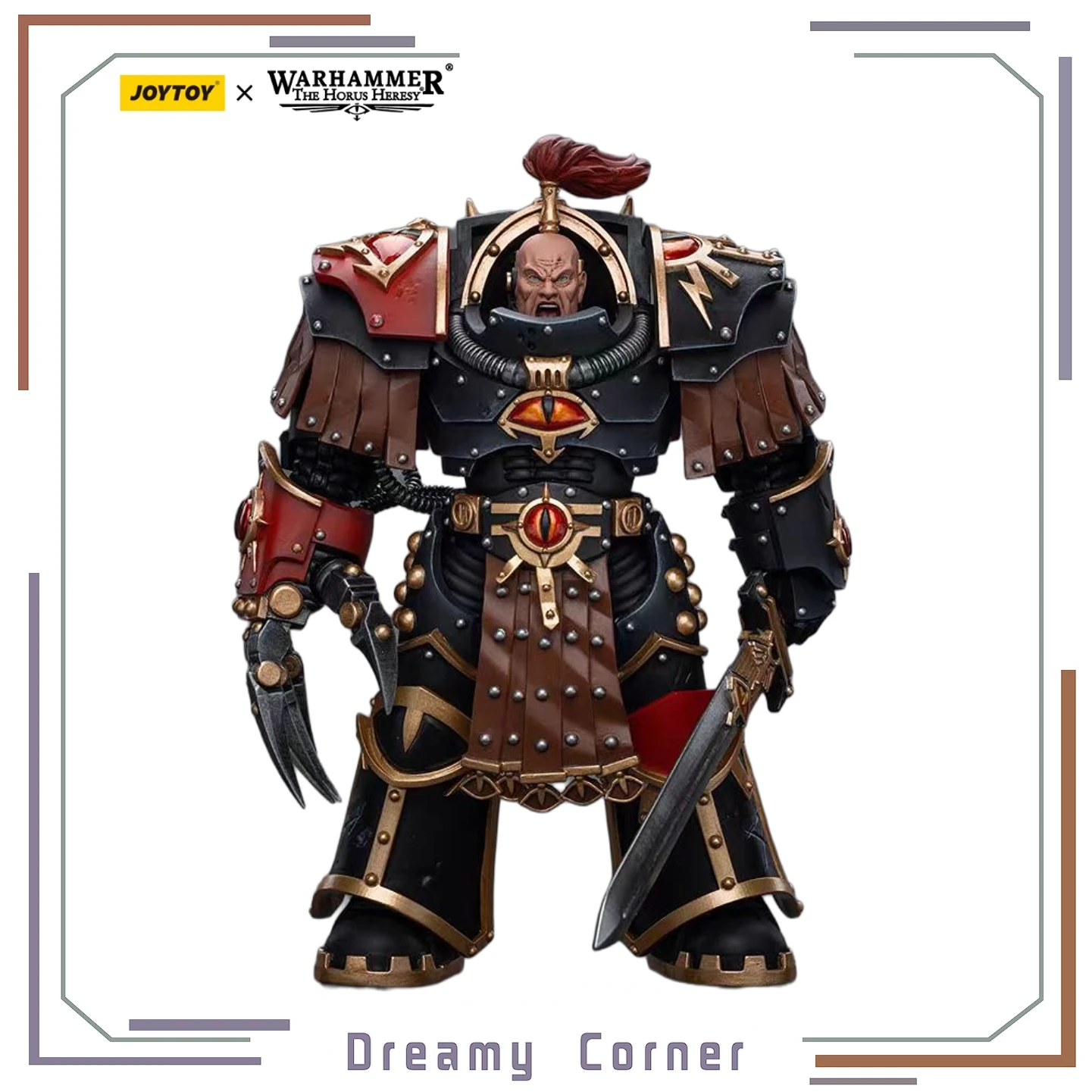 

【В наличии 】JOYTOY Warhammer 40K Sons of Horus Изекинская Abaddon First Captain of XVlth Legion 1/18 Коллекция фигурок игрушек