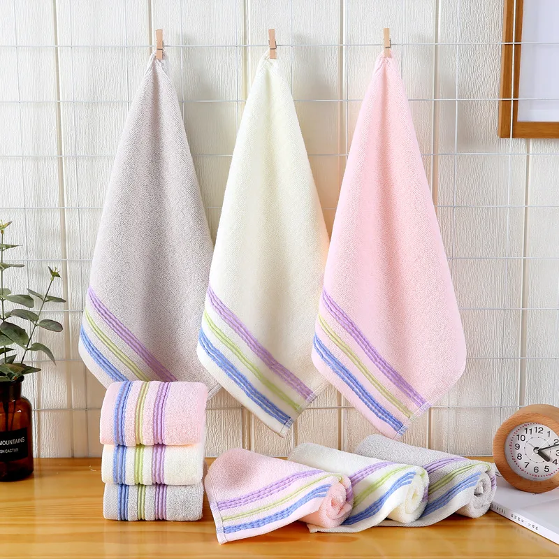 100% Cotton Square TowelCustomizable Gift Towel for Babies Highly Absorbent Towel for Kindergartens and Children’s Face Washing
