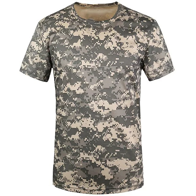 Fashion Summer Camouflage 3D Print T-Shirts Men Women Casual Short Sleeve T Shirt Outdoor Tops Y2K Harajuku Tees Men's Clothing view 3