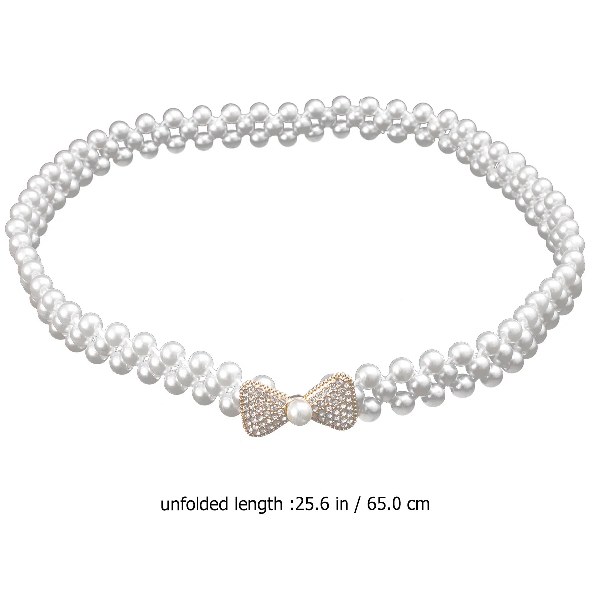 1 Uds. Taladro de agua, pretina de perlas, accesorio elástico para vestido femenino, duradero, uso a largo plazo, regalo Vintage de moda para mujer