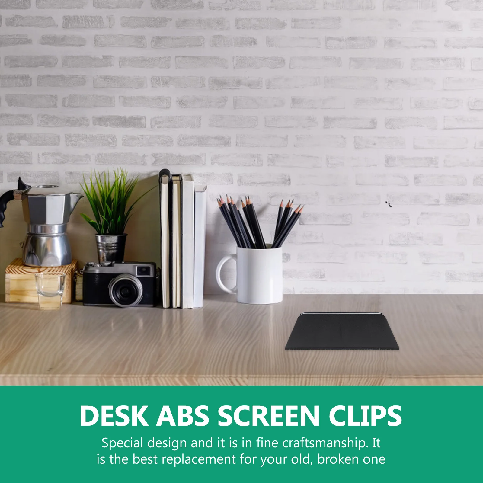 

4Pcs Desktop Bezel Retaining Clip Sturdy Reliable Multi-Tasking Screen Partition Support Bases for Office Desk Divider Clamps