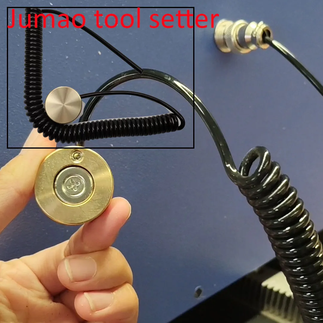 Zuiver koper gereedschapsinstelling BlockMach3/Ncstudio-compatibel autogereedschap voor CNC-routers Touch Block voor in hoogte verstelbaar