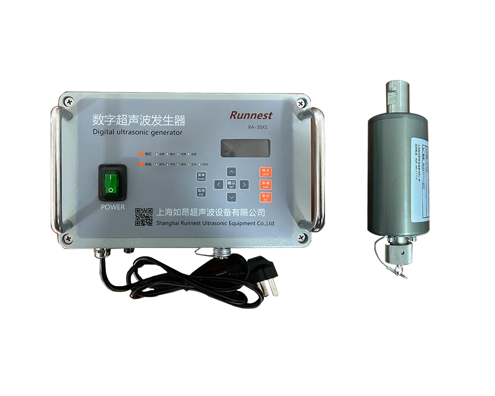 Runnest Circular Ultrasonic Motor Rotary Shaking Sieve Machine Liquid Powder Chemical Processing 304/316L High-efficiency 3kw