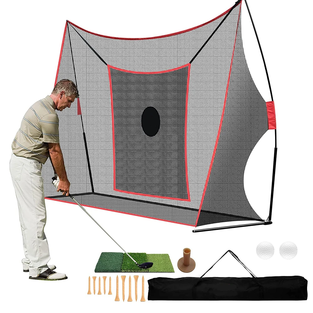

Golf Set Includes Golf Mat,Tees and Practice Net for Backyard Driving Golf Hitting Net 2025