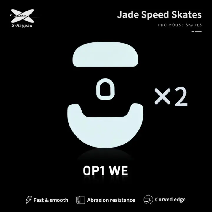 Xraypad Jade Skates for Endgame Gear OP1 WE X-raypad Endgame Gear OP1 WE PTFE Mice Glide Feet Speed Esports