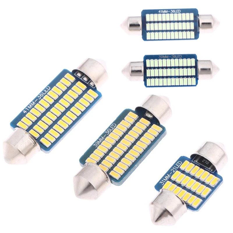 6PCS C5W Led Bulbs …