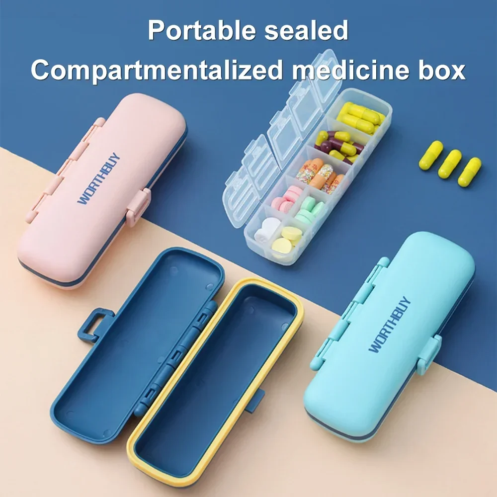 Small Medicine Box Storage Medicine Box Portable Medicine Box Travel Portable Medicine Pill Storage Box Sealed Medicine Box