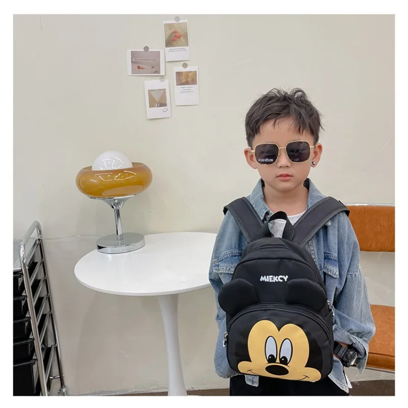 2024 Disney New Cartoon Mickey Kindergarten School Bag Fashion Cartoon Children’s Backpack Boys and Girls School Bags