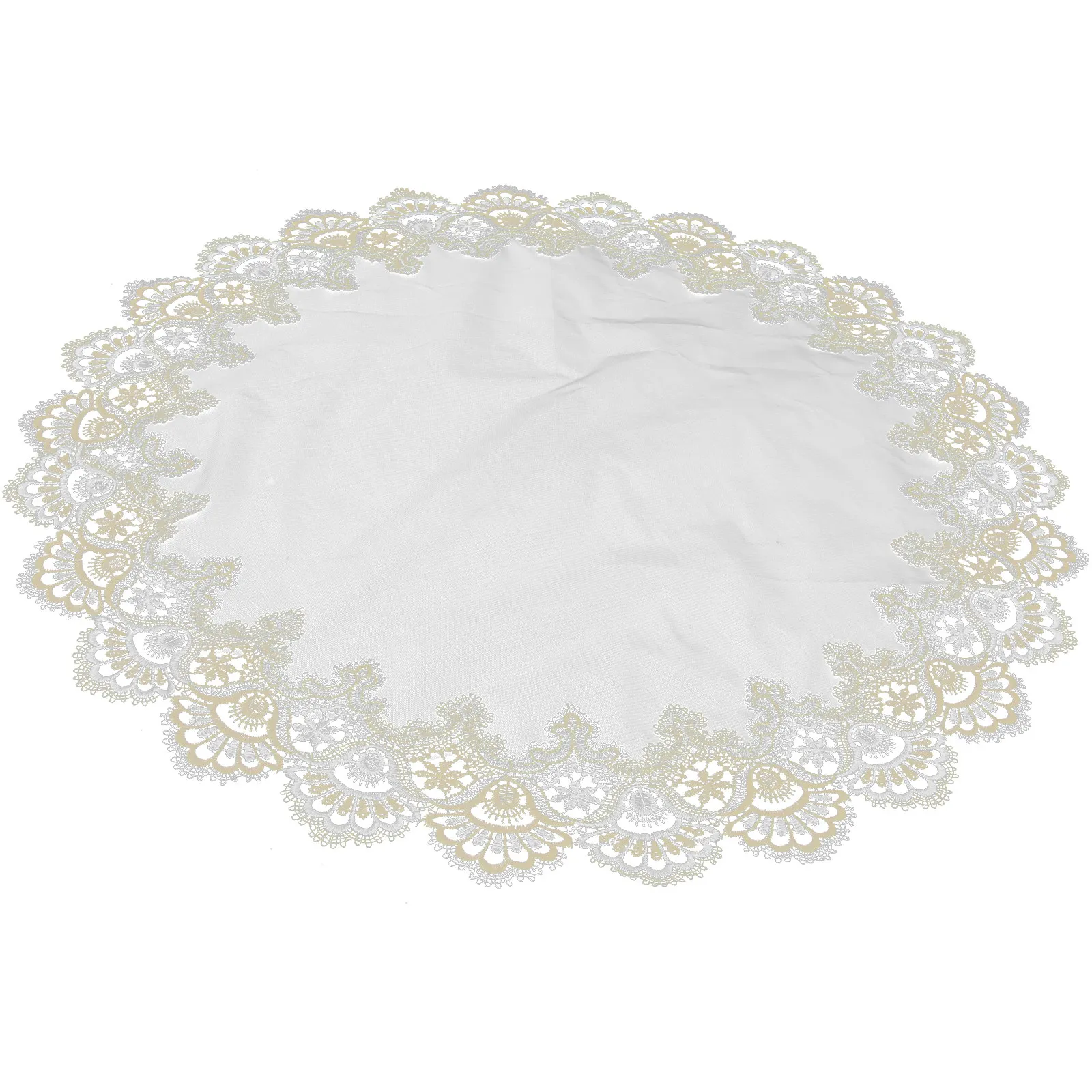 

Lace Lampshade Cover Flower Pattern Premium Gauze Table Lamp Shade Decor for Bedroom Living Room Home Decoration Lighting