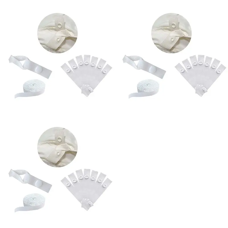 AB66-Duvet Snaps To Hold Comforter,Duvet Clips Fasteners Inside,Hacks To Keep Duvet Cover In Place,Quilt Clips,48Sets
