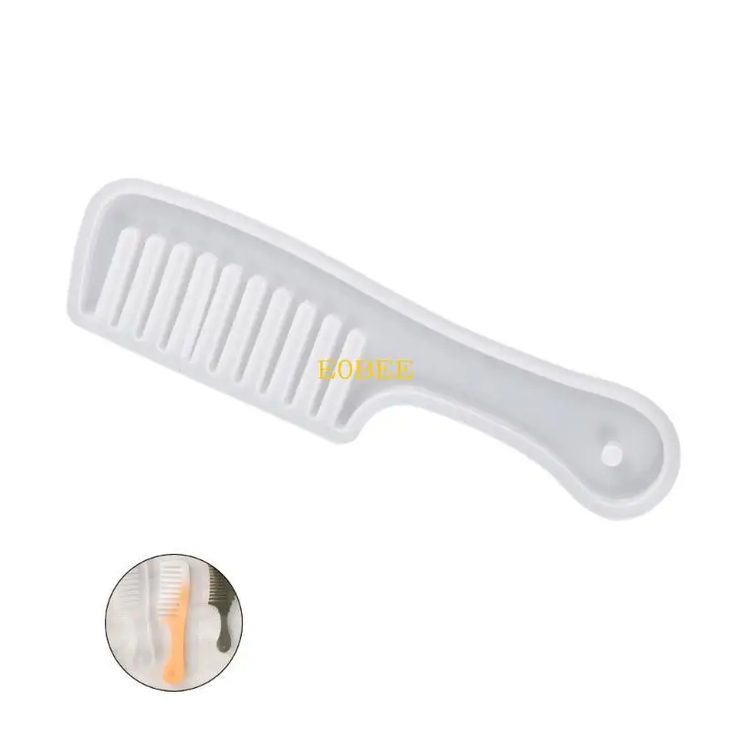 

E0BE Comb Silicone Mold Epoxy Resin Casting Mold Salon Hair Styling Tool DIY Craft