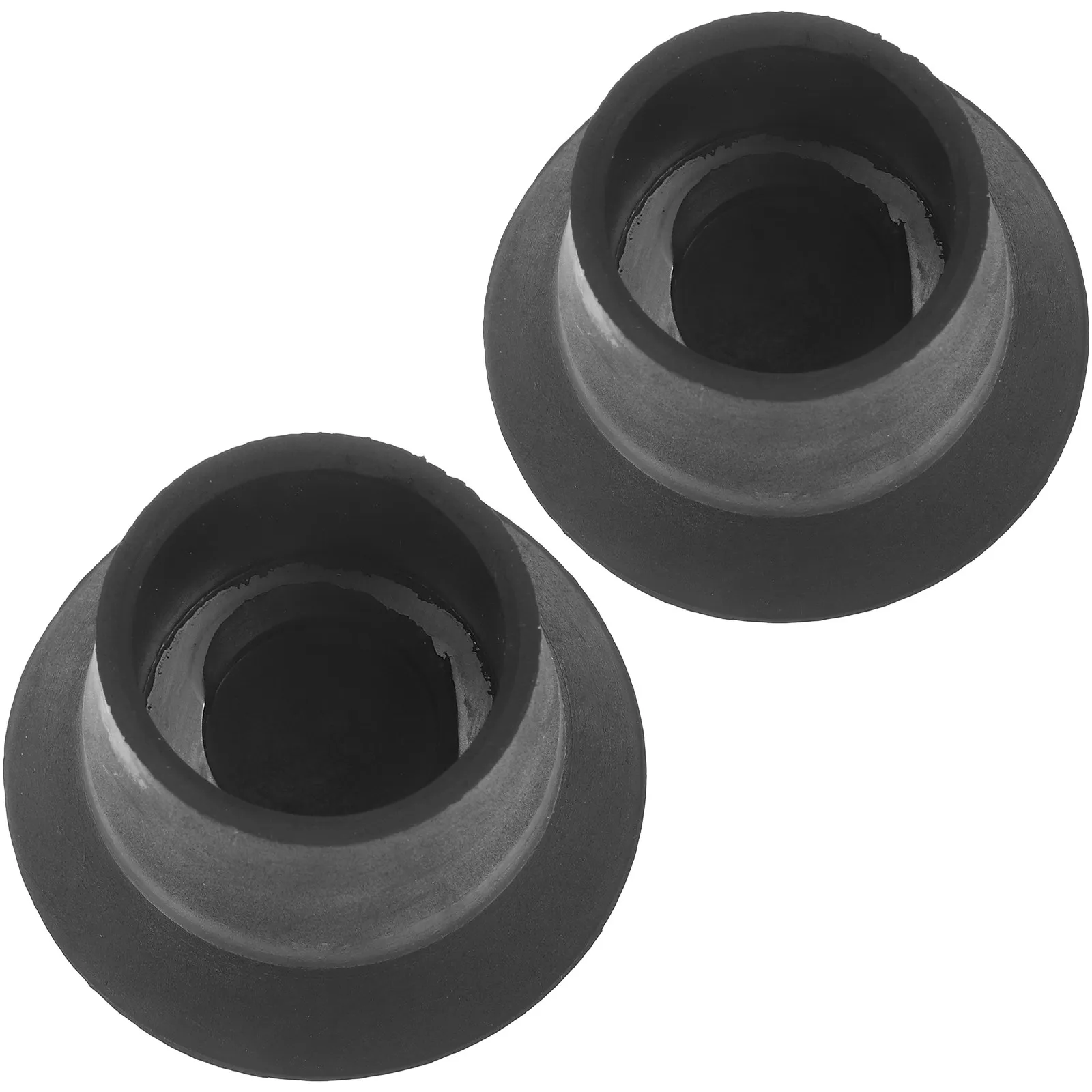 2Pcs Wear-Resistant Rubber Non-Slip Foot Pads Furniture Leg Covers Trampoline Leg Caps Ladder End Cap Replacement