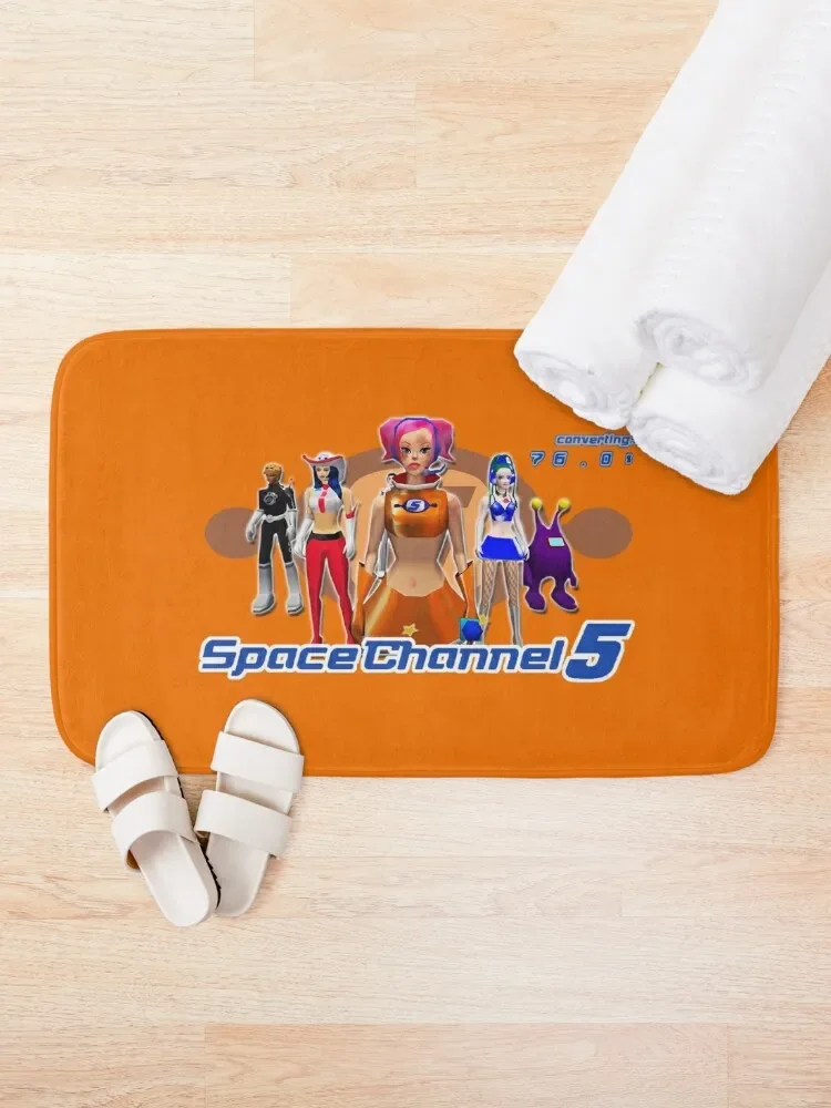 Retro Space Channel 5 Cast Ulala Pine Pudding Jaguar Tribute Bath Mat Carpet For Bathroom Mat