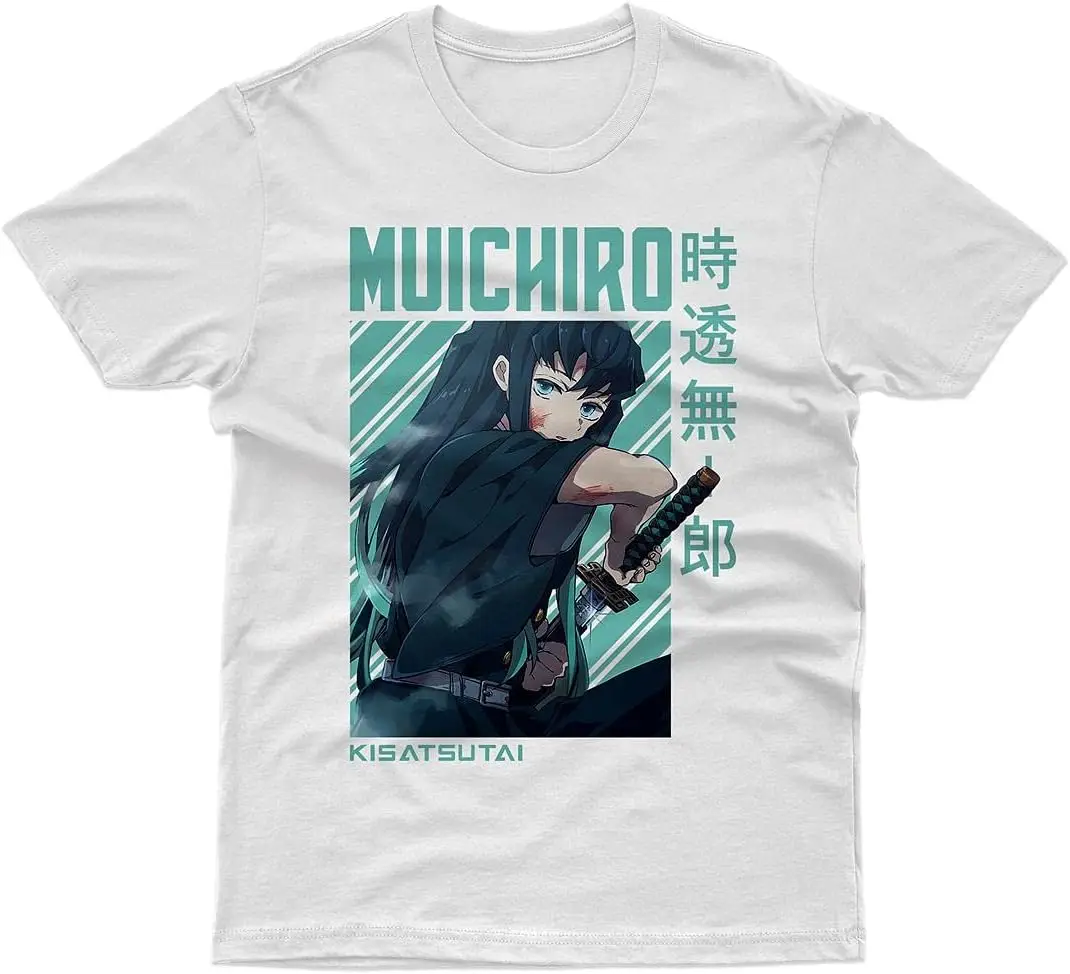 Muichiro Tokito Shirt, Demon Slayer Kimetsu no Yaiba Shirt, Hashira Short Sleeve T-Shirt, Anime Tee