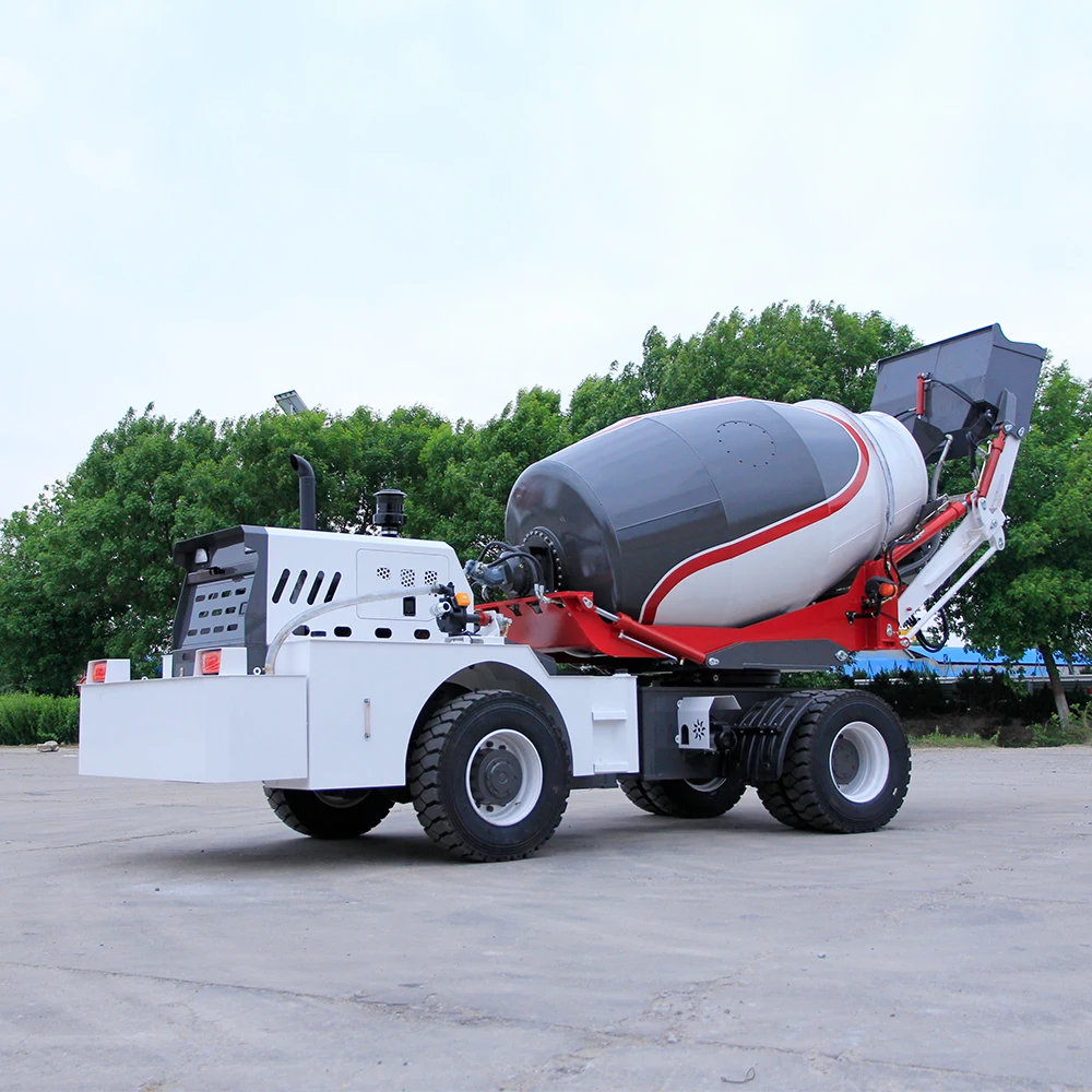 2025 Heavy-Duty SITC-7500L 5 Cbm Articulated Self-loading Concrete Mixer Truck