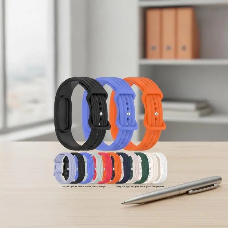 Soft Silicone Watch Band Replacement Wrist Strap For Fitbit Air Adjustable Sport Fitness Bracelet Wristband