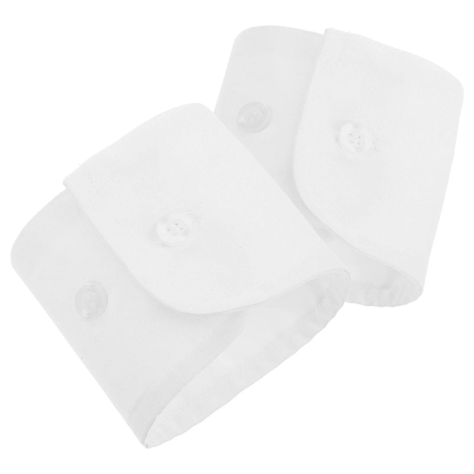 أصفاد معصم بيضاء قابلة للفصل، إكسسوارات أنيقة للأكمام، أساور يدوية للنساء والرجال، ذراع مكشكش لحفلات الهالوين