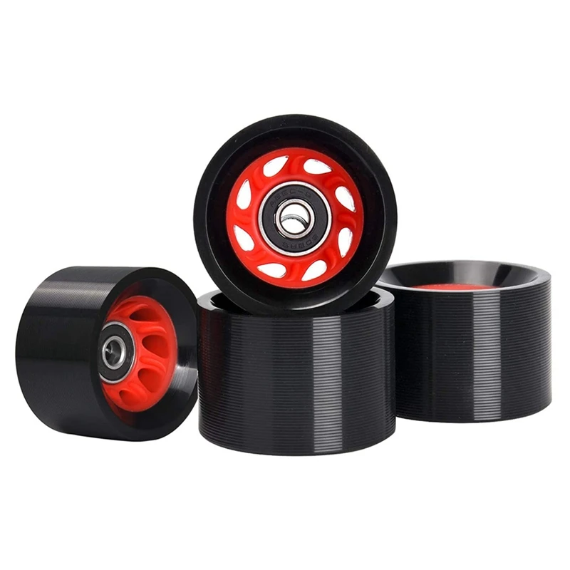 8Pcs Roller Skate Wheels Quad Skates Replacement Outdoor Quad Roller Skate Wheel With Skate Roller ABEC-9 608RS Bearing