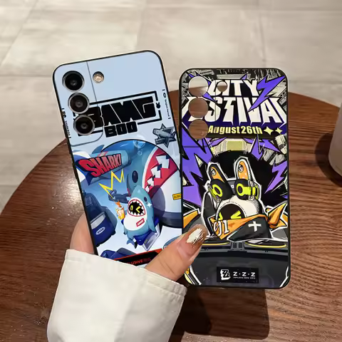 Zenless Zone Zero ZZZ Bangboo Phone Case For Samsung S24 Ultra S23 Fe S22 S20 S21 Plus Galaxy A54 A34 A24 A53 Note 20 Cover