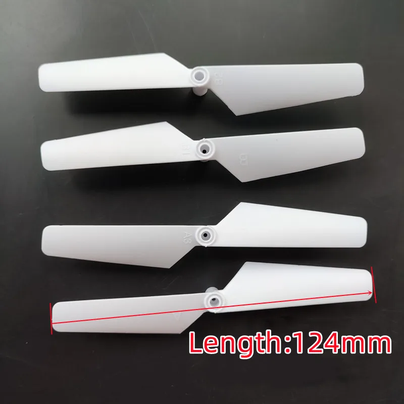 X8 Quadcopter 124mm Drone Spare Parts Kit Propellers Blades Props Guard Protection Frame Landing Skid Drone Quadcopter