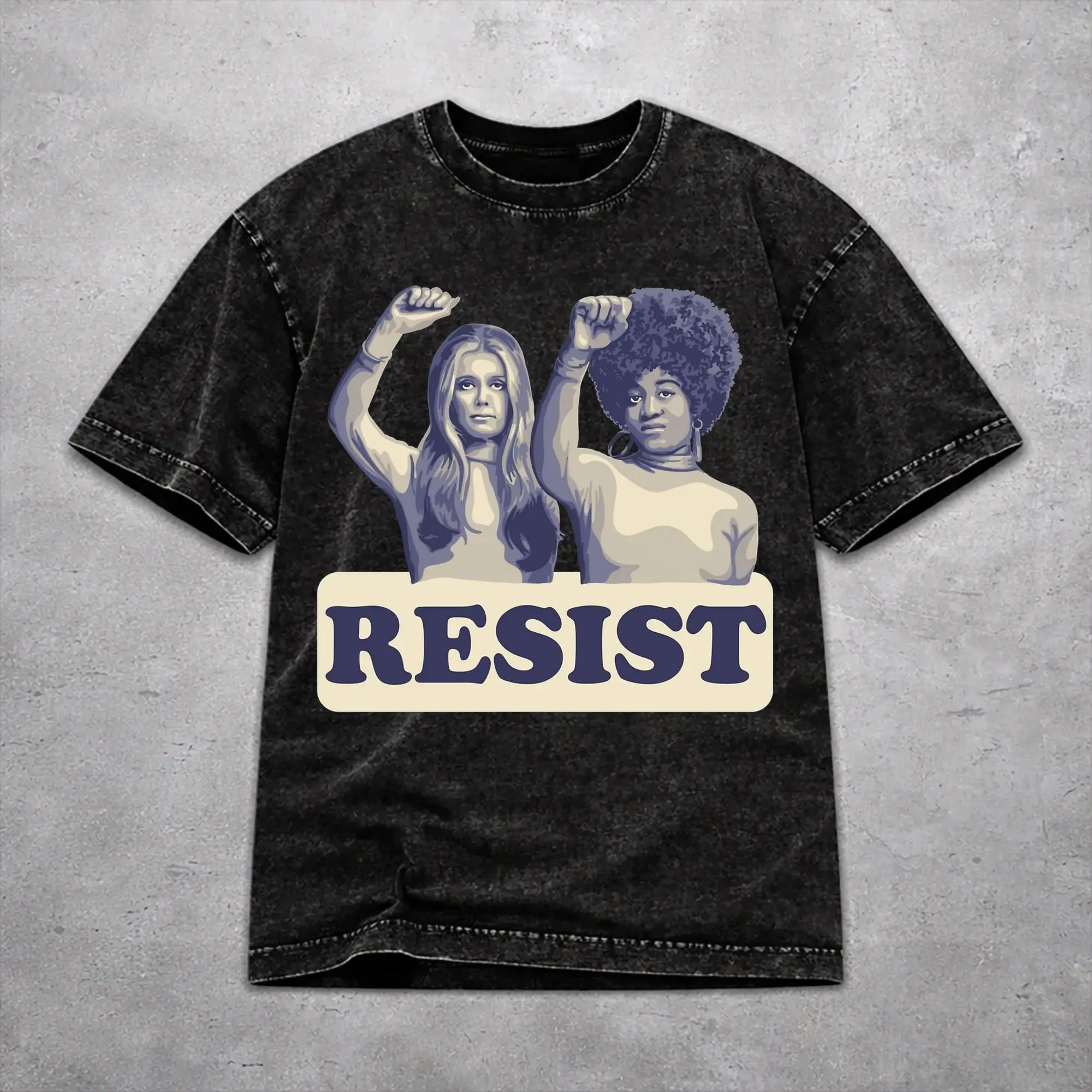 Retro Men Women RIP Gloria Steinem  Tee Shirt Cotton Washed  T Shirts Apparel