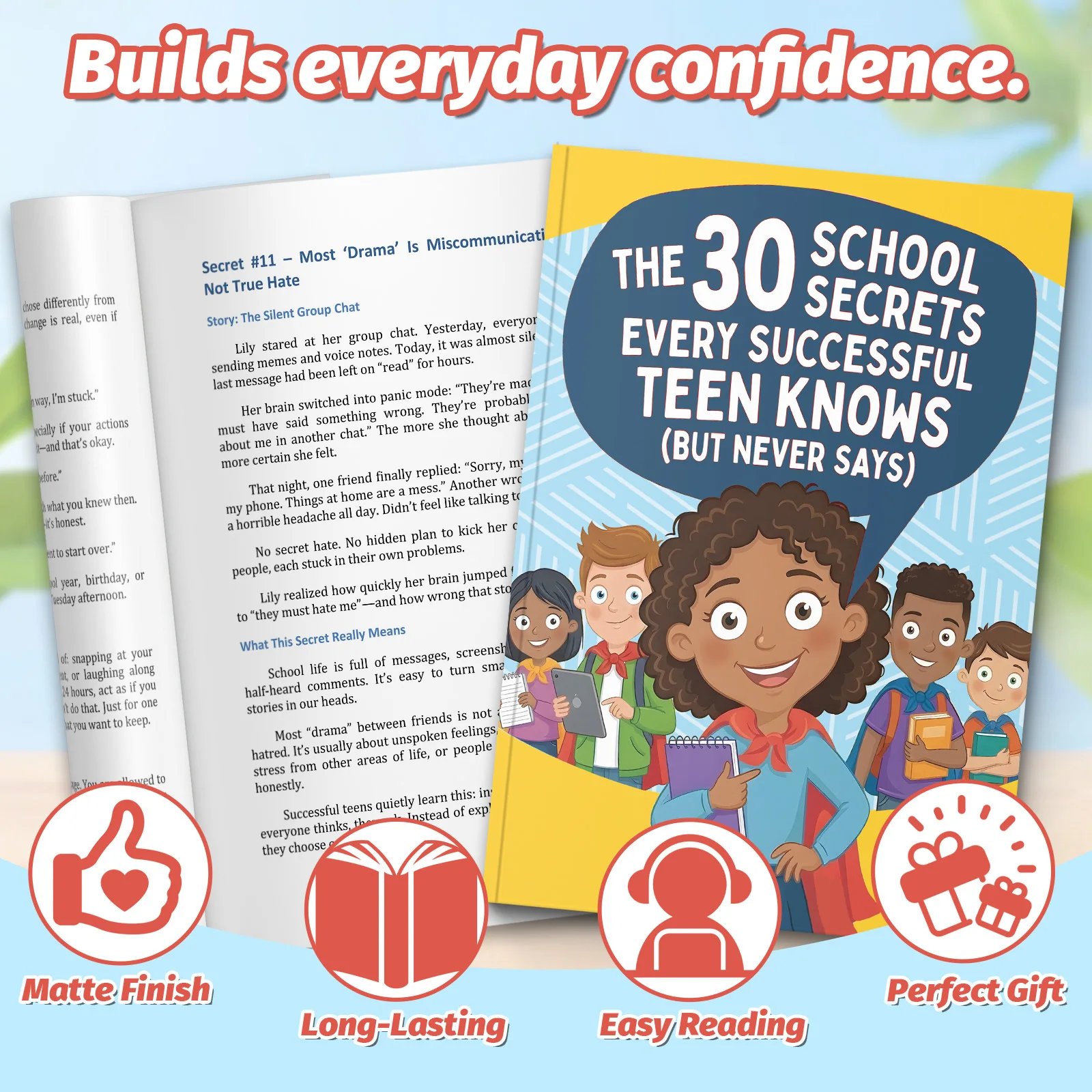 Secrets of Successful Teens, 30 Lessons for School, Life, and Growth, Motivational Guidebook for Students to Build Confidence