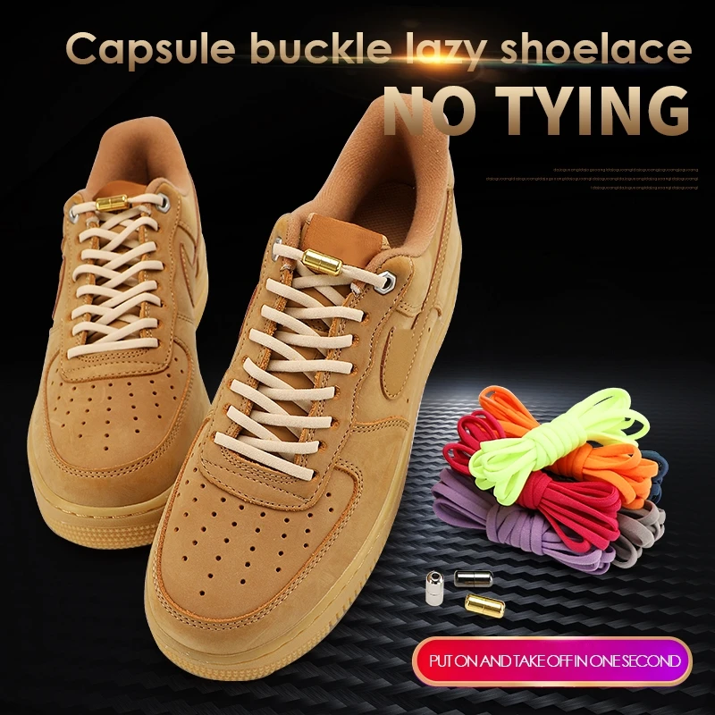 16 Colours Elastic Locking Shoelaces Semicircle Shoelace No Tie Shoelaces For Kids and Adult Sneakers Shoelace Quick Lazy Laces