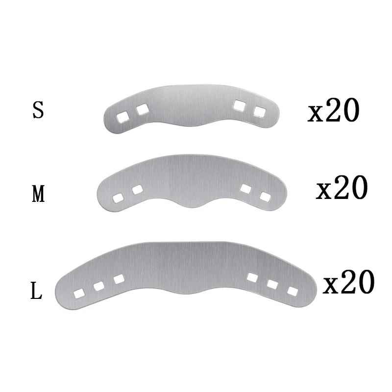 60pcs Dental Matrix Bands Orthodontic Molding Sheet Matrix Sectional Contoured Forming Sheet Metal Matrices