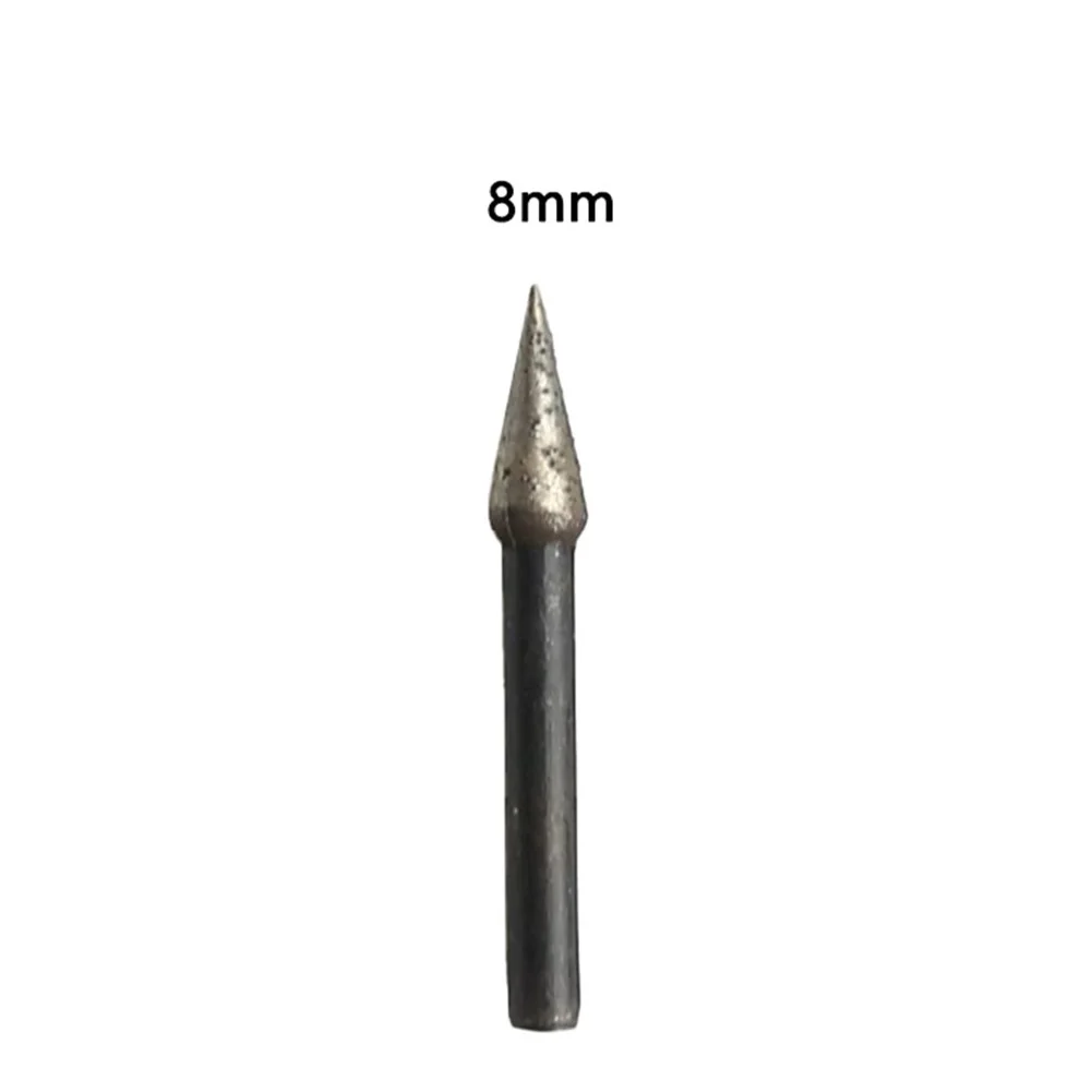Cabeça de moagem ponto abrasivo moedor de ar broca de bancada 6mm haste diamante od 6/8/12/14mm cone sinterizado prático