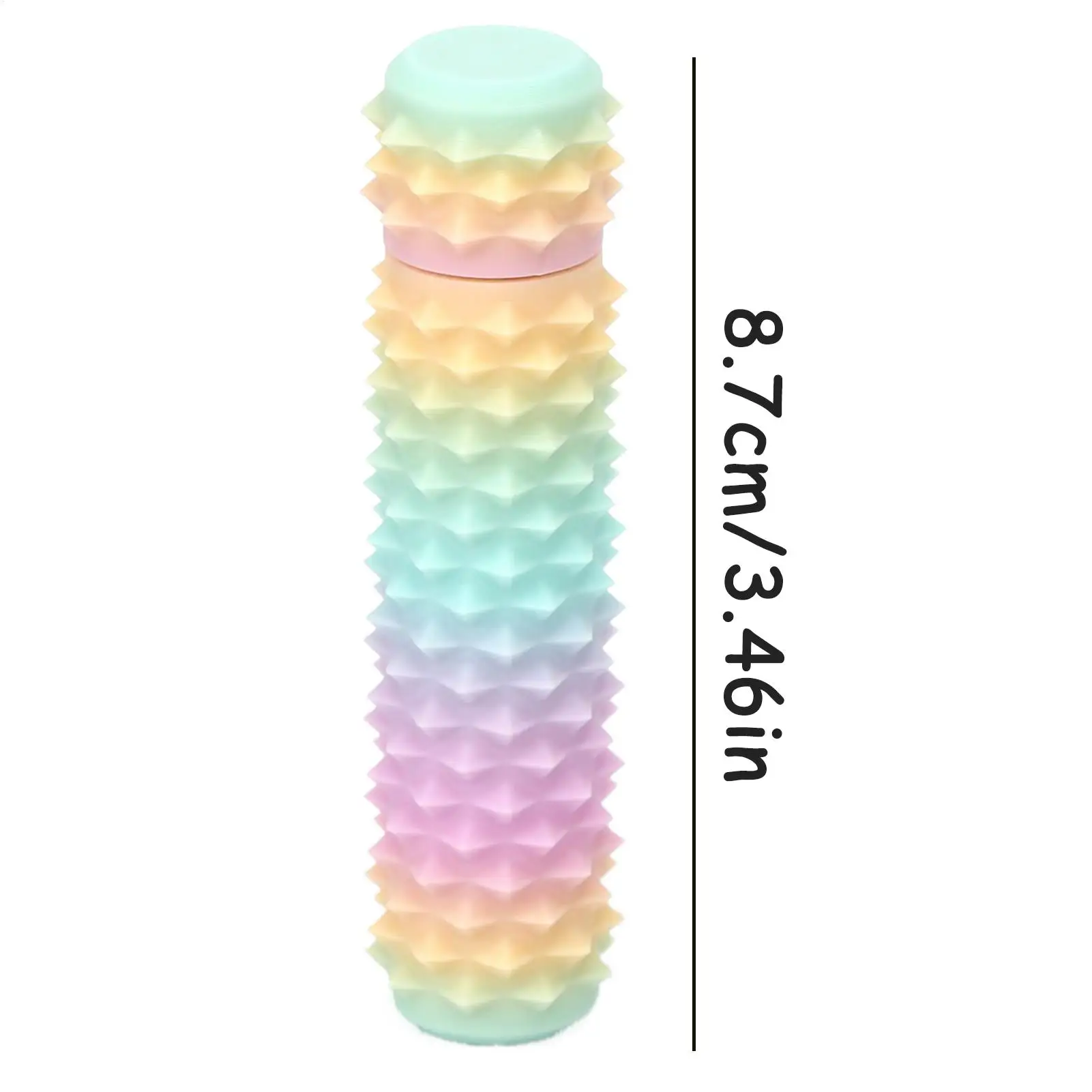 Stim Toy 3D-gedruckter Spiky Grip Stim Toy 3,46 Zoll beruhigende tragbare Fidgets verbessert den Fokus und Entspannung für Reisen, Flugzeug, Straße